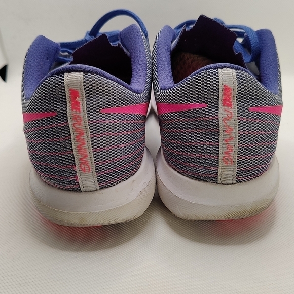 Nike Women's Flex Fury 2 Running Shoe Pink and Purple Athletic Shoes Size 9.5 - Picture 6 of 11